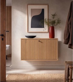 Uchylna szafka na buty w dekorze dębu w naturalnym kolorze 72x43x17 cm Albany – Actona