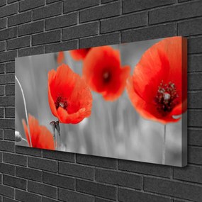 Obraz canvas Czerwone Maki w Polu