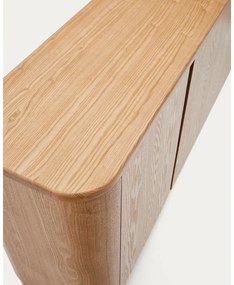 Komoda w dekorze jesionu w naturalnym kolorze 200x79x40 cm Salaya – Kave Home