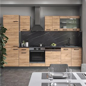 Aneks kuchenny złoty dąb power/antracyt 300x46x81.6 r-line