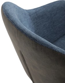 Zestaw krzeseł obiadowych z mechanizmem powrotnymDCH-Y1143 BLUE2, 2 szt.