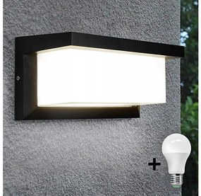 LED Oświetlenie zewnętrzne z żarówką z czujnikiem zmierzchu NEELY 1xE27/9W/230V IP54