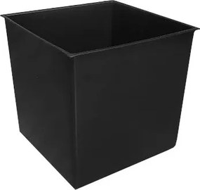 Kwietnik stojący metal LOFT stojak na kwiaty : Kolor Stelaża - Czarny , Rozmiar - 20x20 cm, Wysokość - 35 cm