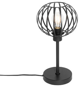 Designerska lampa stołowa czarna - JohannaDesignerski Oswietlenie wewnetrzne