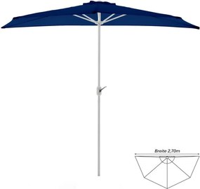 Półokrągły balkonowy parasol przeciwsłoneczny 2,7 m