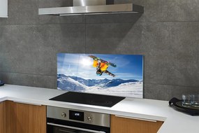 Panel nad Blat Kuchenny Człowiek z Deską w Górach