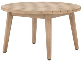 Okrągły stolik z litego drewna akacjowego w naturalnym kolorze ø 64 cm Sorrento – Bloomingville