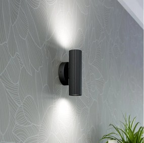 Eglo 902032 - Kinkiet PORTILLO 2xGU10/5W/230V czarny