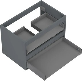 Mexen Box-A korpus szafki podumywalkowej 70 cm, 2 szuflady, grafit mat - 91AX0-0700-470-2-66