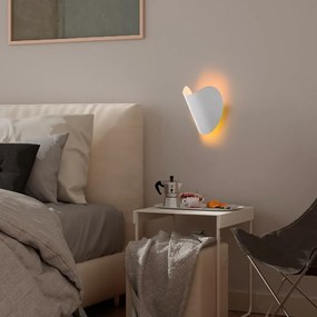 Biały kinkiet LED Heybe – Opviq lights