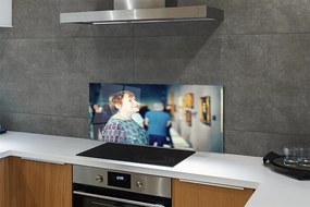 Szklany Panel Grupa Ludzi