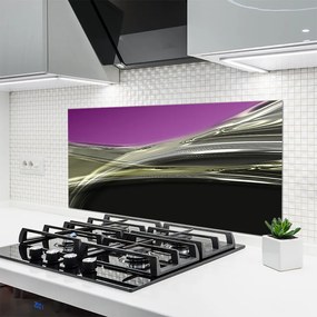 Szkło do Kuchni na Ścianę Złożona Geometria Przestrzeni