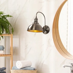 Kinkiet w kolorze mosiądzu ø 21 cm Varzan – Opviq lights