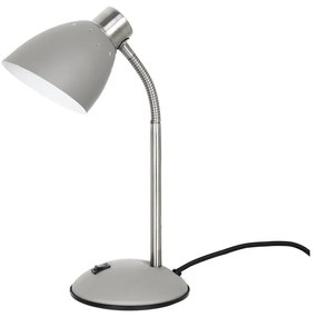 Szara lampa stołowa Leitmotiv Dorm