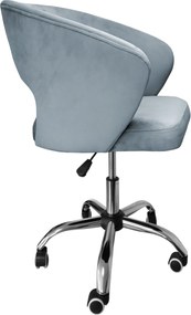 Fotel obrotowy AURA tkanina Welur krzesło biurowe