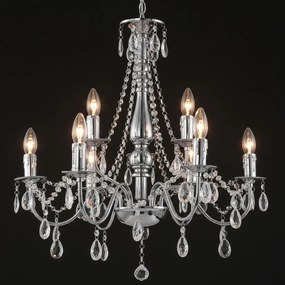 LAMPA SUFITOWA WISZĄCA EBT016-9CP CHROM