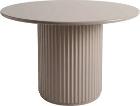 Okrągły stół do jadalni Creole 120 w kolorze beżowym