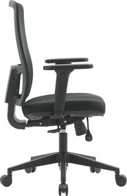 Fotel biurowy z mechanizmem synchronicznym Popstar Lux, zgodny z normą BHP