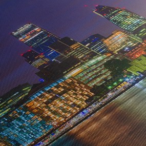 Obraz - Londyn wieczorem (125x70 cm)