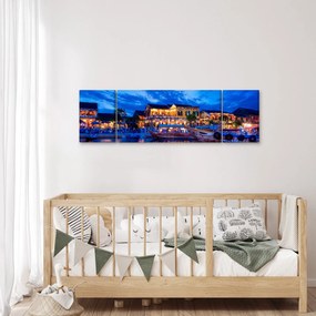Obraz nocnego miasta Hoi An w Wietnamie (170x50 cm)