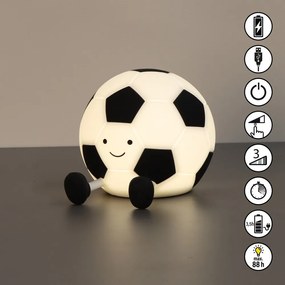 Czarno-biała dziecięca lampka nocna Kalle – Fischer &amp; Honsel