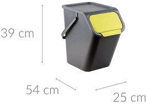 Pojemnik do segregacji odpadów 25l, BINI