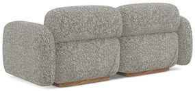 Szara sofa modułowa 190 cm Ailani – Makamii