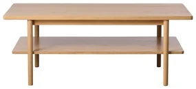 Stolik z blatem w dekorze dębu 60x120 cm Ponza – Unique Furniture