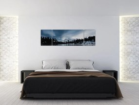 Obraz - Na zamarzniętym jeziorze (170x50 cm)