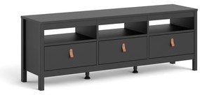 Czarna szafka pod TV 151x54 cm Madrid – Tvilum