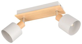 Biało-naturalna lampa punktowa ø 9 cm Shanti – Trio