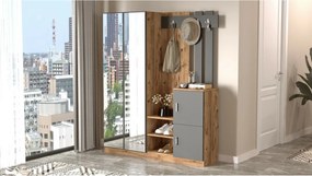 Zestaw do przedpokoju Dany Atlantic Pine andAnthracite