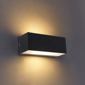 Zewnetrzna Inteligentna nowoczesna lampa ścienna czarna IP65 z Wi-Fi A60 - Houks Nowoczesny Oswietlenie zewnetrzne