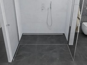 Mexen Pretoria Duo drzwi prysznicowe uchylne 140 cm, transparent, chrom - 852-140-000-02-00