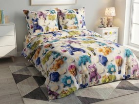 PrzytulneMieszkanie.pl PrzytulneMieszkanie.pl Dziecięca pościel z mikrofibry WOOLIMALS kolorowa Rozmiar pościeli: 70 x 80 cm | 140 x 200 cm