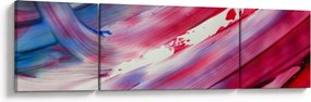 Obraz - różowo - niebieskie kolory (170x50 cm)