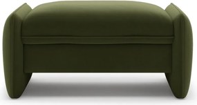 Zielony aksamitny podnóżek Georgia – Micadoni