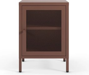 Bordowa szafka nocna Fayna – Marckeric