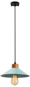 Żyrandol na przewodzie MANAVGAT 1xE27/40W/230V niebieski/brązowy