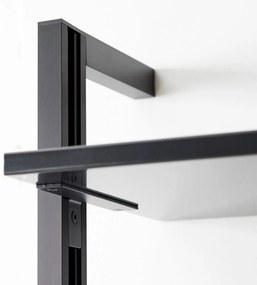 Czarny regał w dekorze dębu 98x210 cm Edge by Hammel – Hammel Furniture