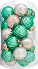 4Home Zestaw ozdób świątecznych Mint, 25 szt.
