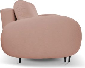 Sofa SOFT z funkcja spania i pojemnikiem PUDROWY RÓŻ RUN AGAIN 61