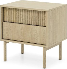 Stolik nocny, dąb Cremona, 53,5 x 55 x 39,5 cm
