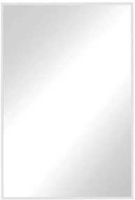 Białe prostokątne lustro z podświetleniem led 60x90 cm H4-R53