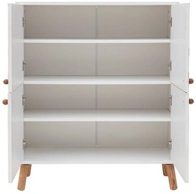 Biała szafka 95x111 cm Multilux – Kalune Design