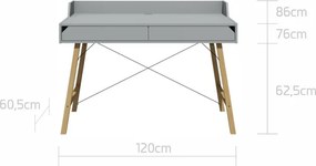 Biurko dziecięce Lotta Grey