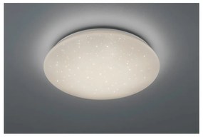Biała lampa sufitowa LED Trio Potz, średnica 50 cm