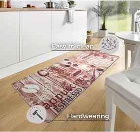 Brązowy chodnik kuchenny Hanse Home Delicious Coffee, 67x180 cm