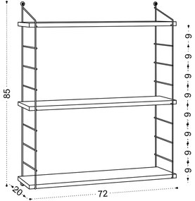 Półka Armoni Walnut