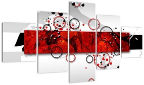 Obraz abstrakcji (125x70 cm)